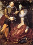 Rubens Santoro Rubens and Yisaba oil painting